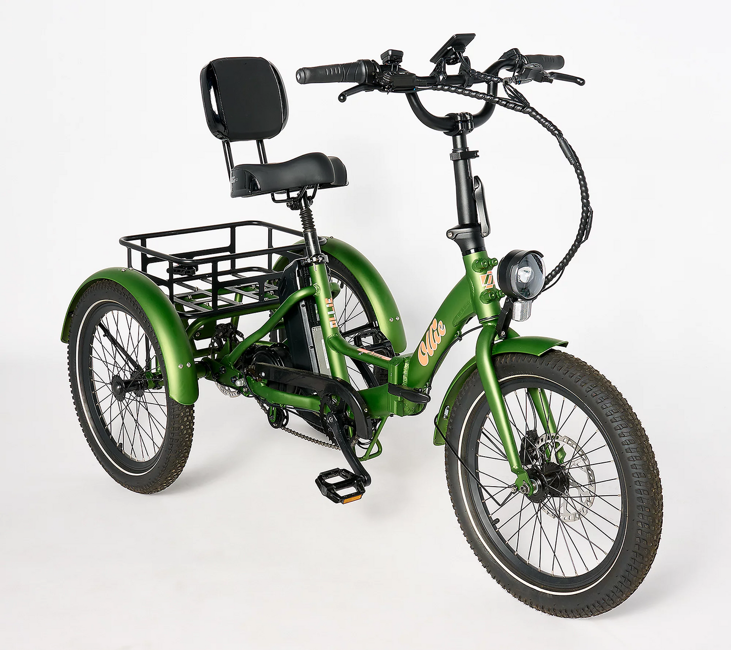 💝💝Last day clearance✨💝 Buy 1 Get 1 Free✨Ollie Leo electric tricycle with 500W motor and 20MPH speed