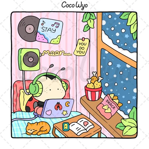 Cozy Friends: Coloring Book for Adults and Teens Featuring Super Cute Animal Characters with Easy and Simple Designs for Relaxation