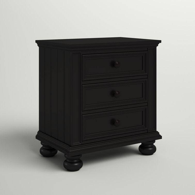 【Buy One Get One Free】28'' Tall 3 - Drawer Nightstand  Set of 2