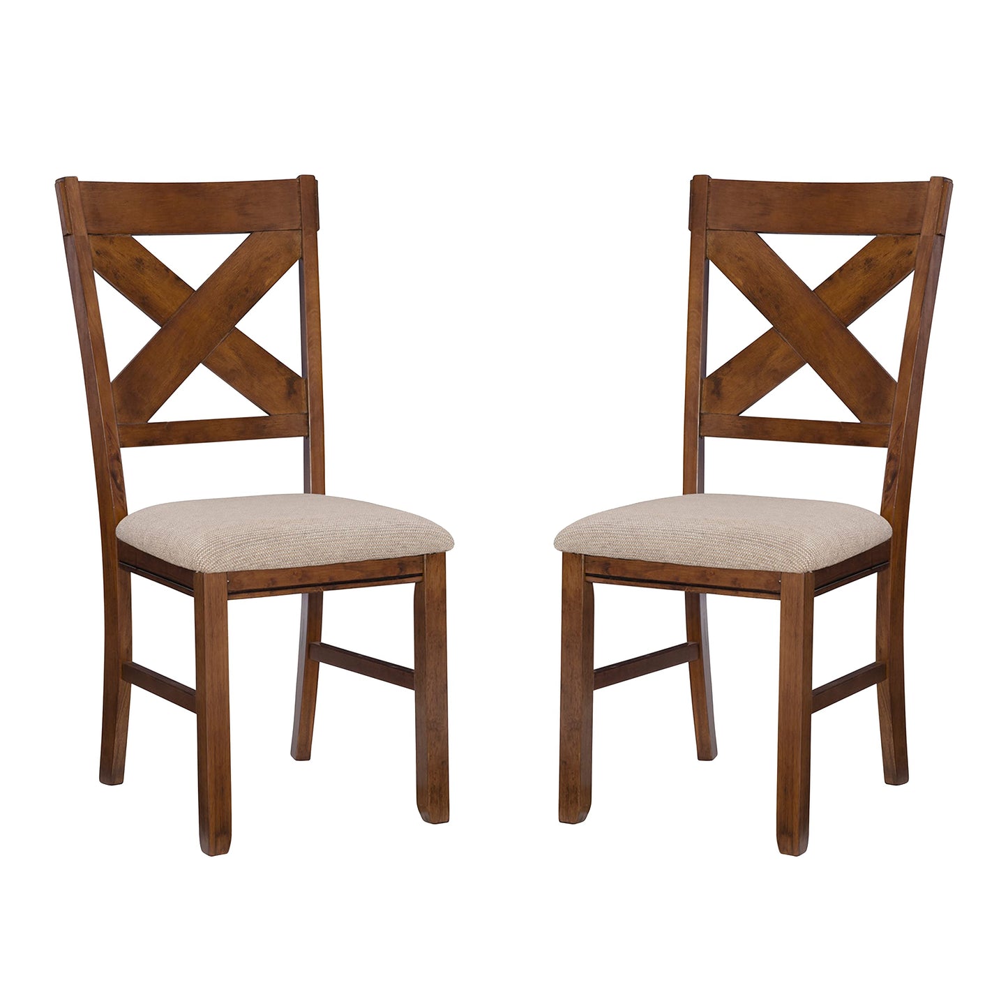 🌟7-Piece Solid Wood Dining Set (1 Table and 6 Chairs)