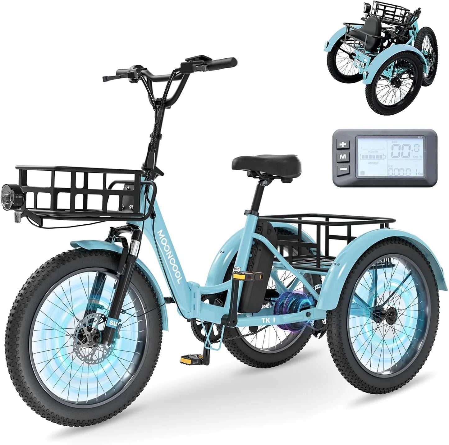 US Independence Day Is Coming – 90% OFF Electric Trike w/ 3 Wheels, 500W Motor & Basket – Today Only! | Limit 1 | Only 200 Units!