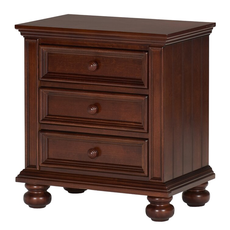 【Buy One Get One Free】28'' Tall 3 - Drawer Nightstand  Set of 2
