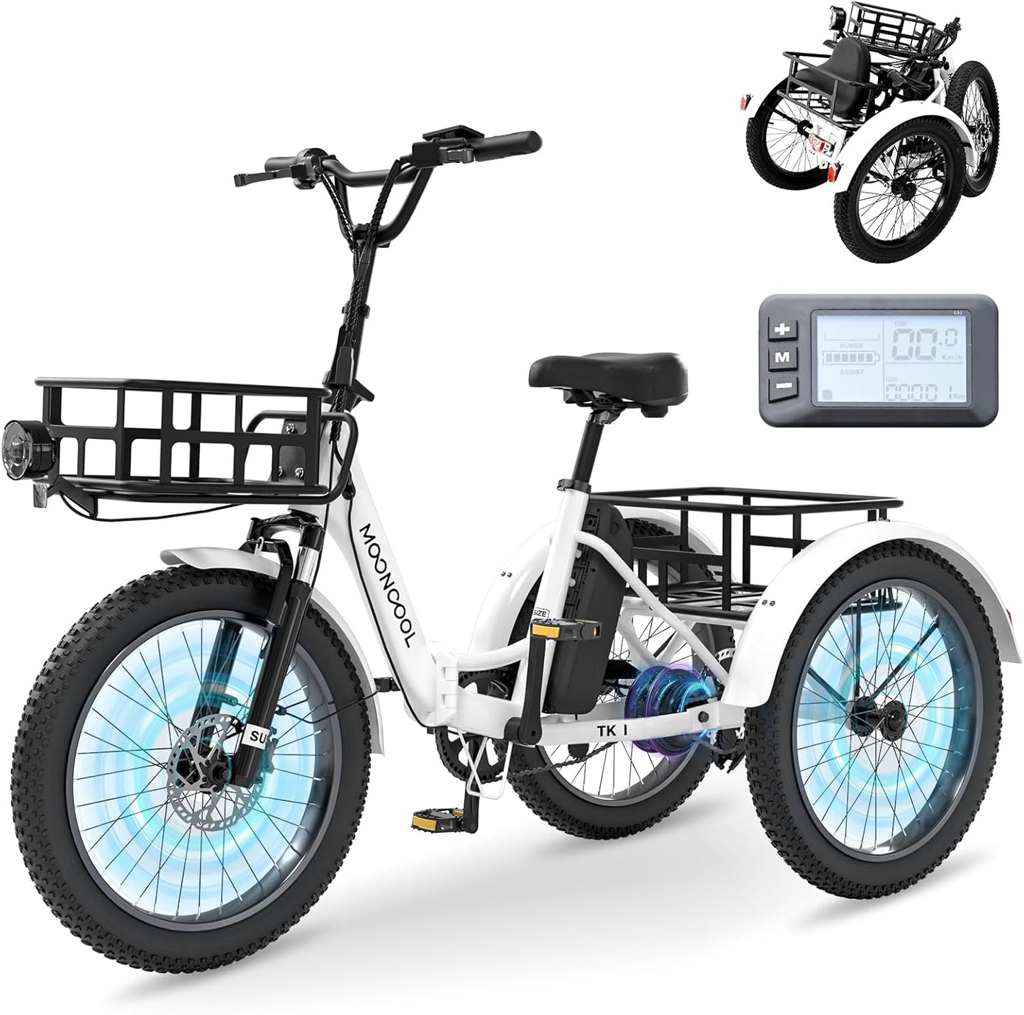 US Independence Day Is Coming – 90% OFF Electric Trike w/ 3 Wheels, 500W Motor & Basket – Today Only! | Limit 1 | Only 200 Units!