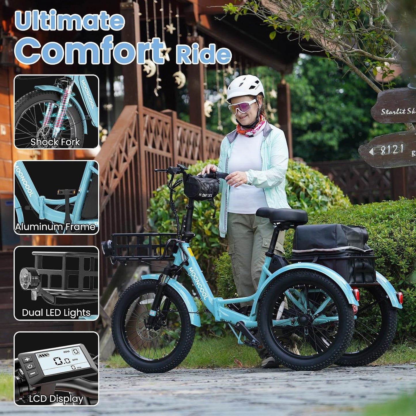 US Independence Day Is Coming – 90% OFF Electric Trike w/ 3 Wheels, 500W Motor & Basket – Today Only! | Limit 1 | Only 200 Units!