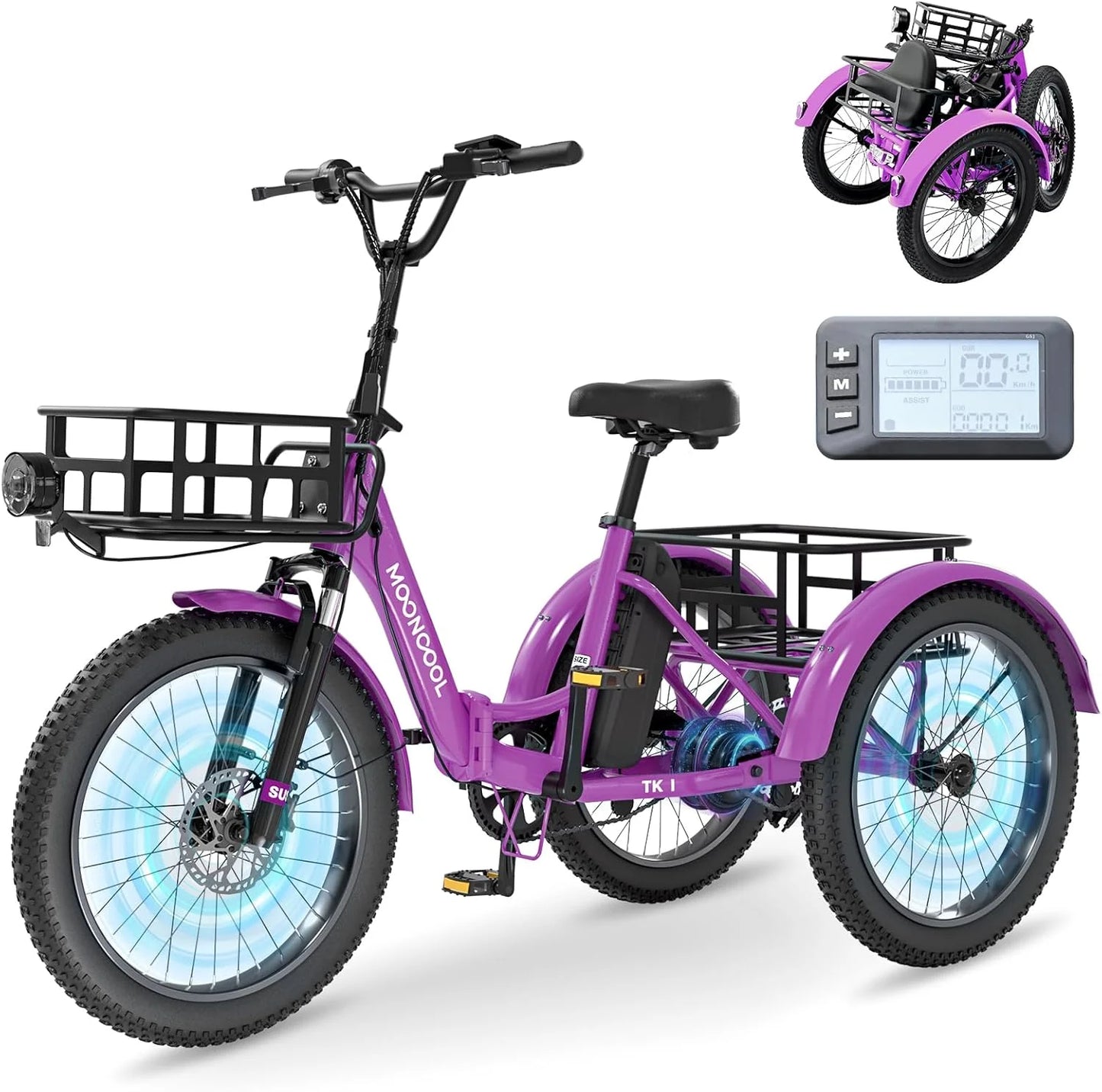 US Independence Day Is Coming – 90% OFF Electric Trike w/ 3 Wheels, 500W Motor & Basket – Today Only! | Limit 1 | Only 200 Units!