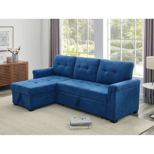 Thomasville Tisdale Fabric Sectional with Storage Ottoman