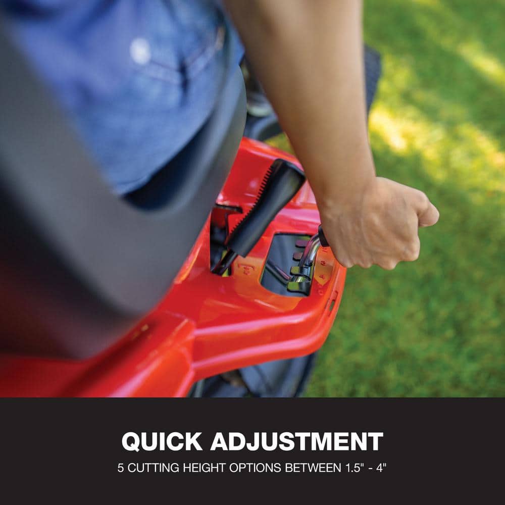 30 in. 10.5 HP Briggs and Stratton Engine 6-Speed Manual Drive Gas Rear Engine Riding Mower with Mulch Kit Included