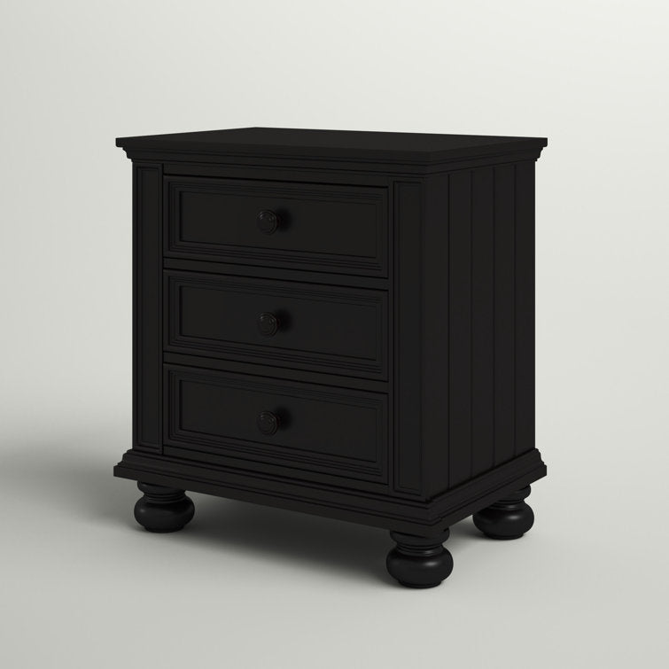 【Buy One Get One Free】28'' Tall 3 - Drawer Nightstand  Set of 2