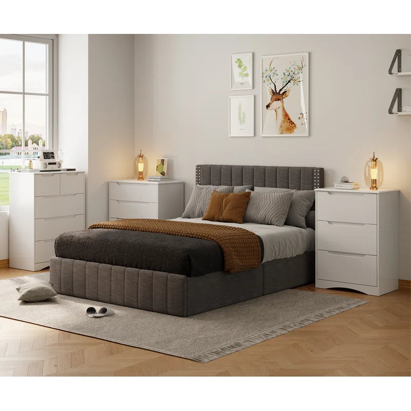 Michiaki 24.41" W 3 Drawer Dresser