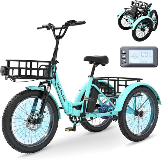 US Independence Day Is Coming – 90% OFF Electric Trike w/ 3 Wheels, 500W Motor & Basket – Today Only! | Limit 1 | Only 200 Units!