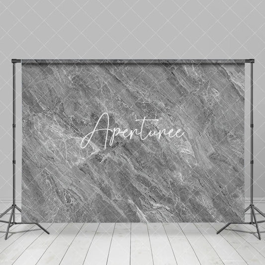 Aperturee Grey Marble Texture Abstract Photography  Backdrop