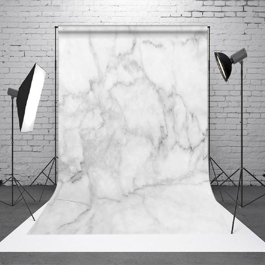 Aperturee Modern White Black Marbled Texture Pattern Backdrop